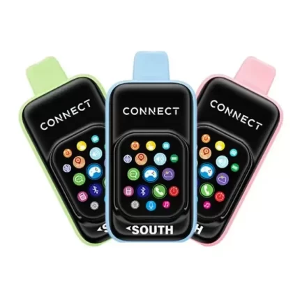 South Connect 35K Vape - Pack Count#Single Pack~Flavor#Blue Razz Ice>Blueberry Watermelon>Crazy Melon>Grape Blow Pop>Grape Lemon>Sour Apple Ice>Tropical Rainbow Blast~Nicotine#50MG