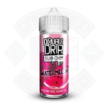 Double Drip Watermelon 0mg 100ml Shortfill