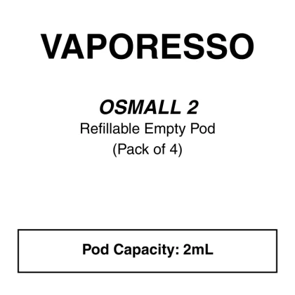 Vaporesso – Osmall 2 Replcaement Pods 1.2 ohm – 4pack