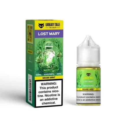 Urban Tale Miami Mint Salts 30ml E-Juice – Buy 1 Get 1 Free