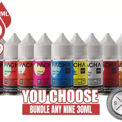PACHA Salt Bundle 9x30ml (270ml)