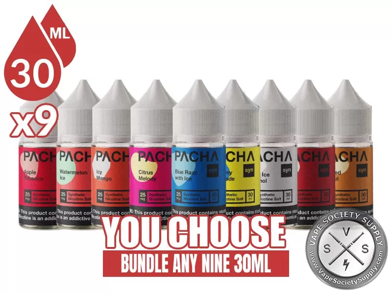 PACHA Salt Bundle 9x30ml (270ml)