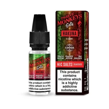 Twelve Monkeys Salts Hakuna 10ml E-Liquid
